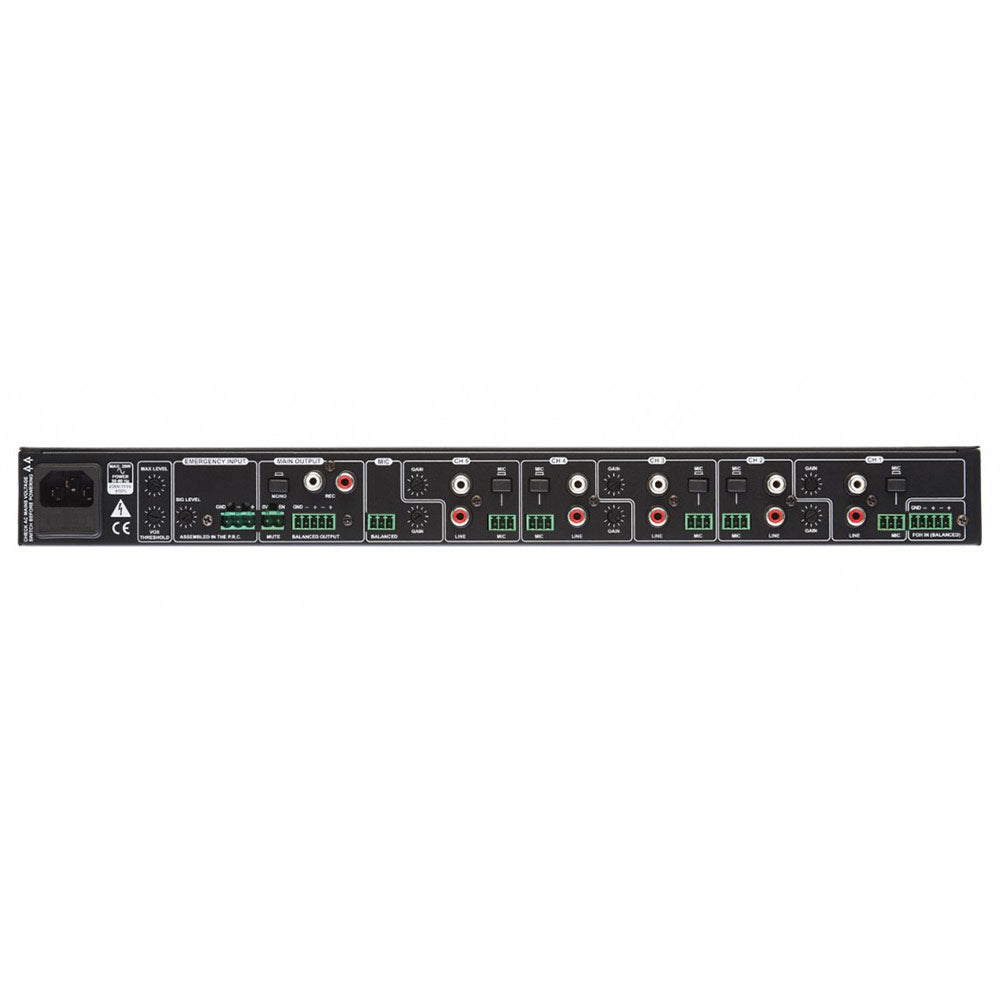 Cloud MX155 Installation 7-Input Zone Mixer