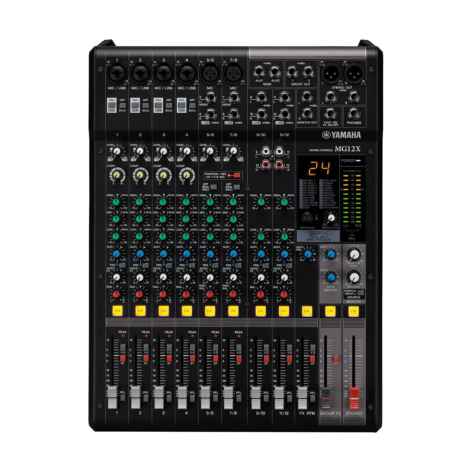Yamaha MG12X CV - 12-Channel 2-Bus Mixer with Effects