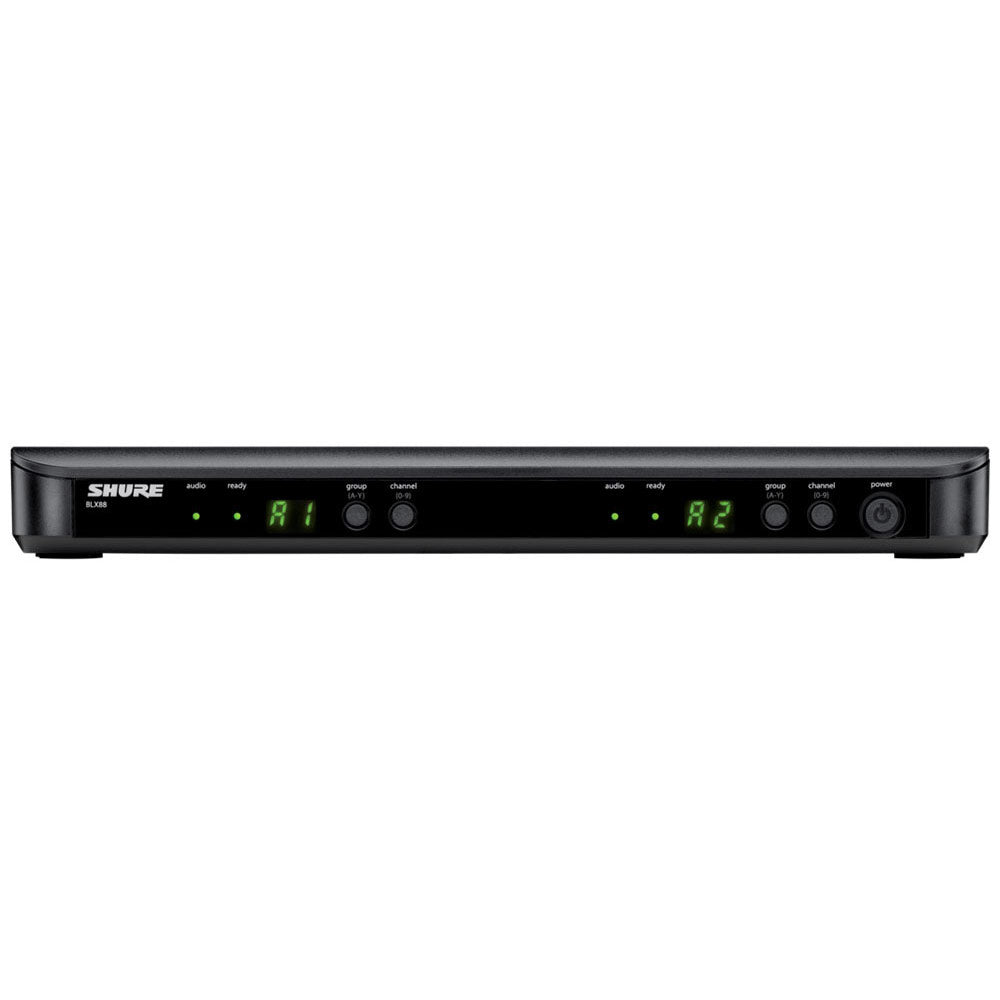 Shure BLX288/PG58 Dual Handheld Wireless System (J11 Band - 596-616 MHz)