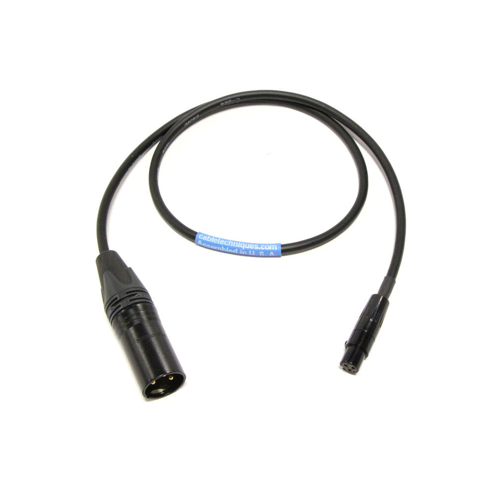 Cable Techniques CT-PTXR-18 Sound Devices TA3F to XLR3M Interface Cable (18 Inch)