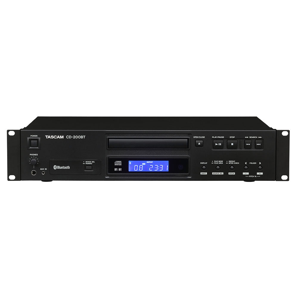 Tascam CD-200BT Rackmount Professional CD/Bluetooth Audio Player