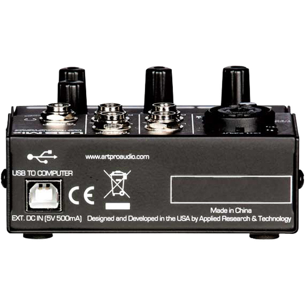 ART USBMix Project Series 3 Channel Mic/Line USB Mixer