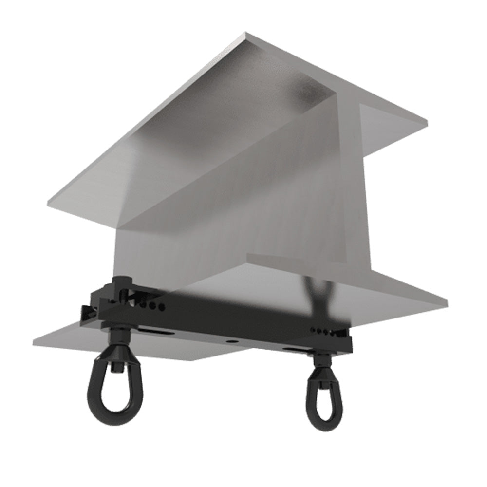 Adaptive Technologies BC7-12-2 - Rigging Channel Beam Clamp (7-12" Open Hang / Dual Swivel Eye)