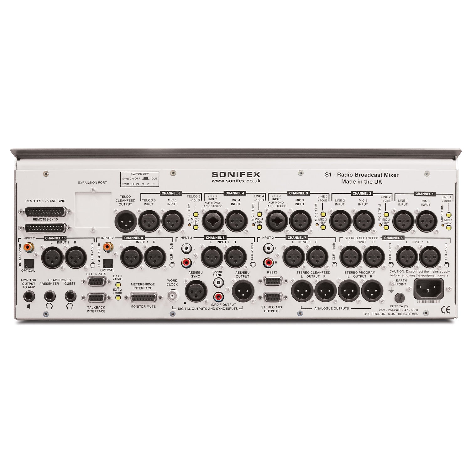 Sonifex S1 - Digital / Analog Hybrid Broadcast Radio Mixer