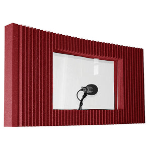 Auralex MAX Wall Window Kit 20x48 Inch Panel with Window (Burgundy)