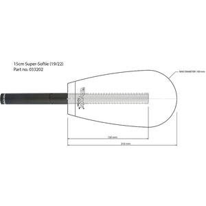 Rycote 74418 15Cm Super Softie Windshield (19/22 Mm Microphones)