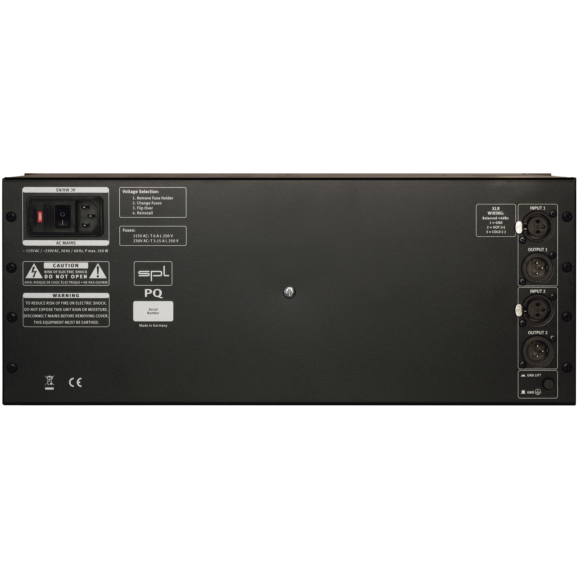 SPL PQ - Stereo 5-Band Mastering Equalizer (Black)