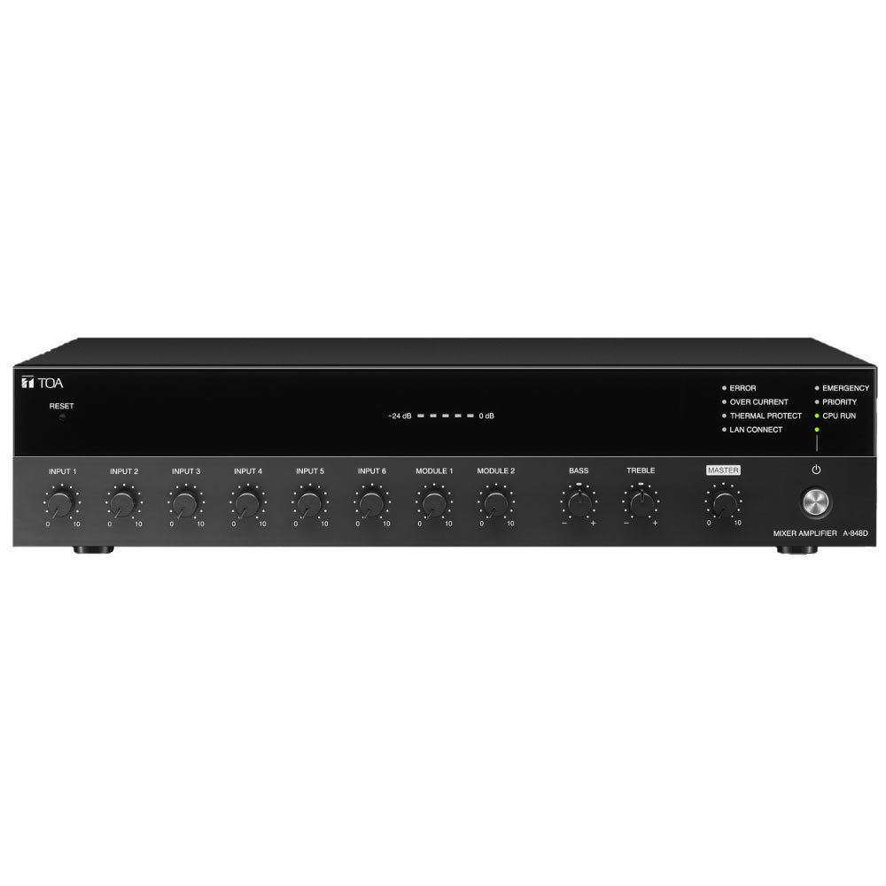 TOA A-812D - Digital Mixer Amplifier - 120W