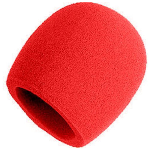 Shure A58WS Foam Windscreen for SM58 and Similar Microphones (Red)