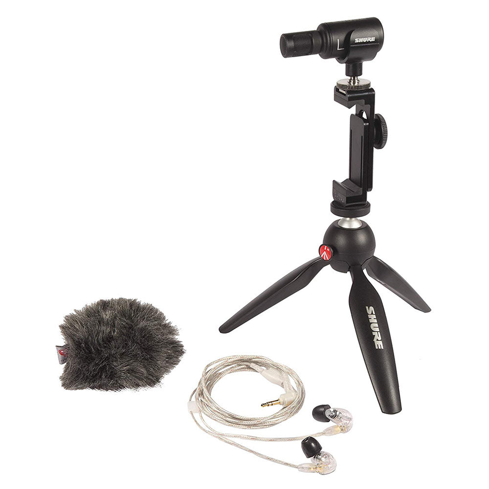 Shure MV88+SE215-CL Portable Videography Kit
