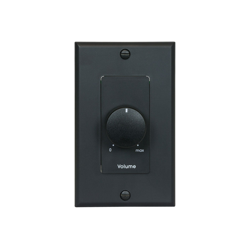 Lowell 10KLVC-DB - 10k Ohm Potentiometer in Decora Wall Plate (Black)
