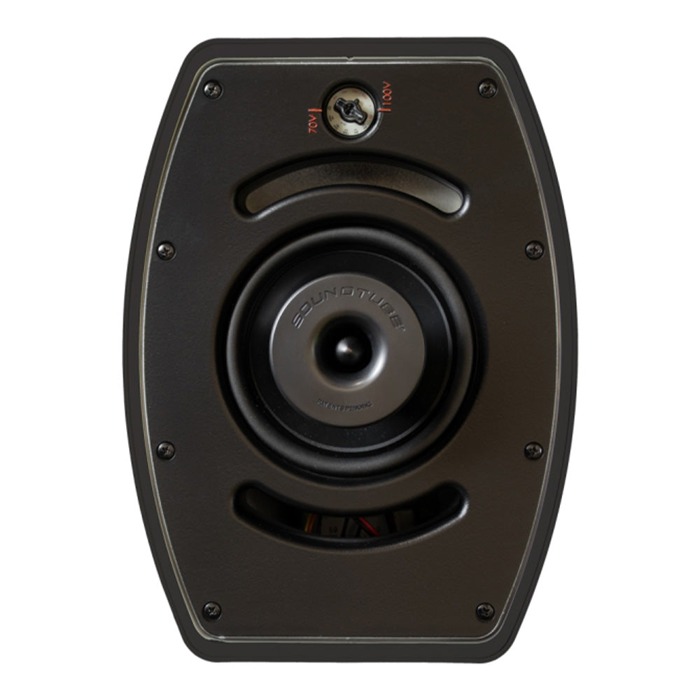Soundtube SM500i-II-WX-BK - Two-Way 5.25-Inch Outdoor Surface Mount Speaker (Black)