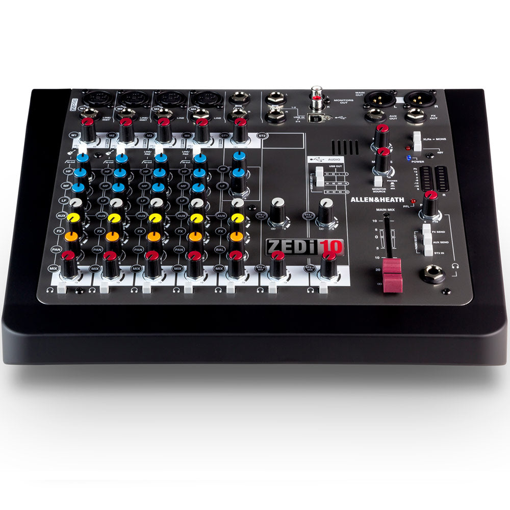 Allen and Heath ZEDi10 Hybrid Compact Mixer and 4x4 USB Interface