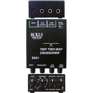 Rolls SX21 Tiny Two-Way Crossover with Input and Output Controls