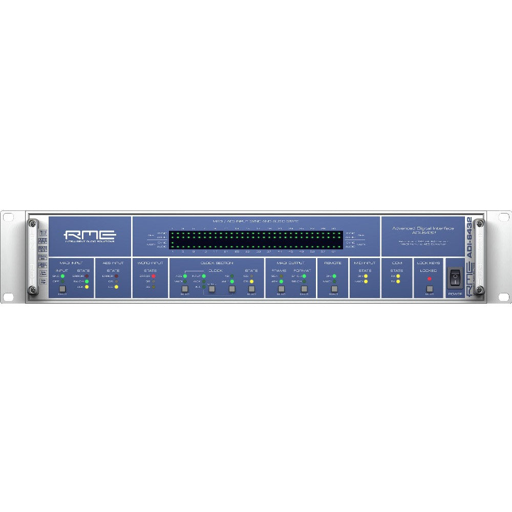 RME ADI6432 24 Bit 192KHz 2x64 Channel MADI to AES Converter