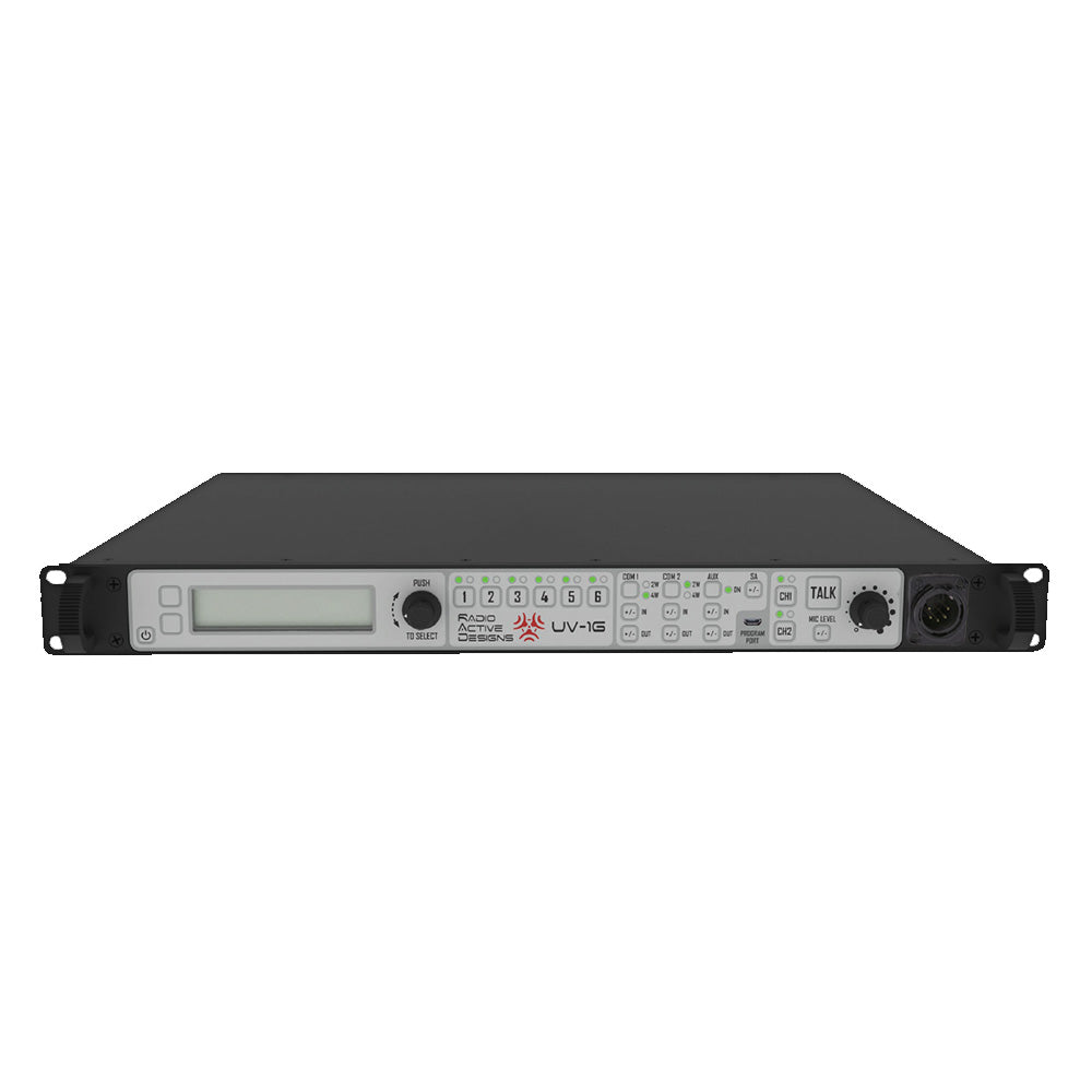 Radio Active Designs UV-1G VHF Wireless Intercom Base Station (6 Beltpack / XLR5M)