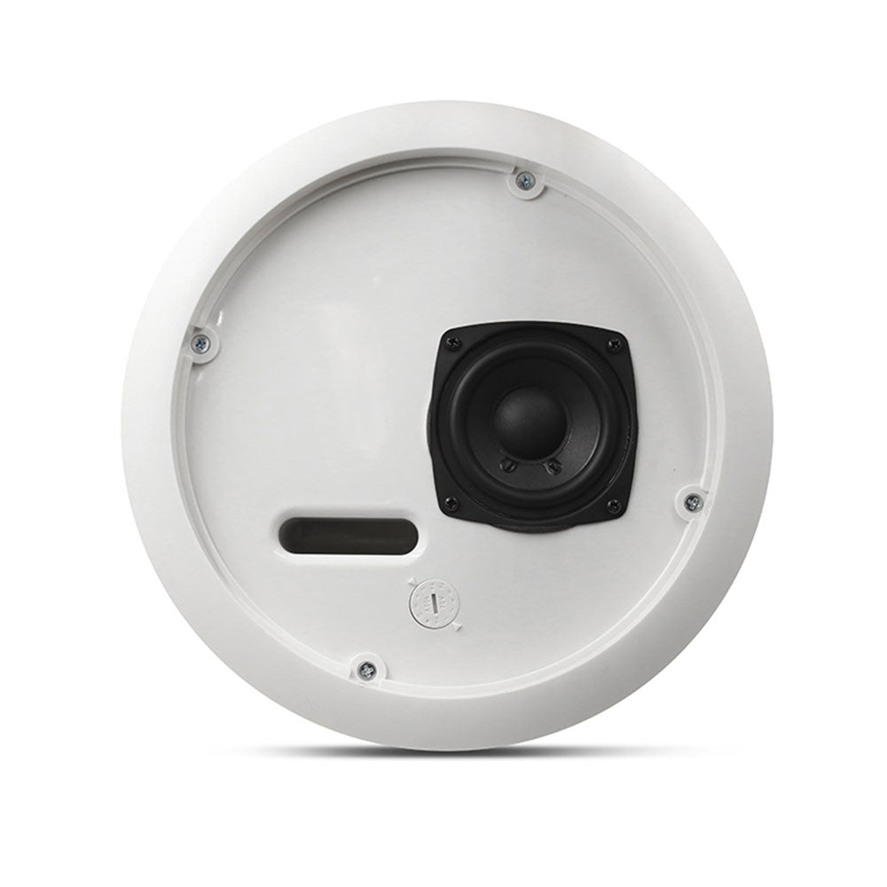 QSC AC-C2T-LP AcousticCoverage Series Full-Range Low-Profile Ceiling Loudspeaker (White)