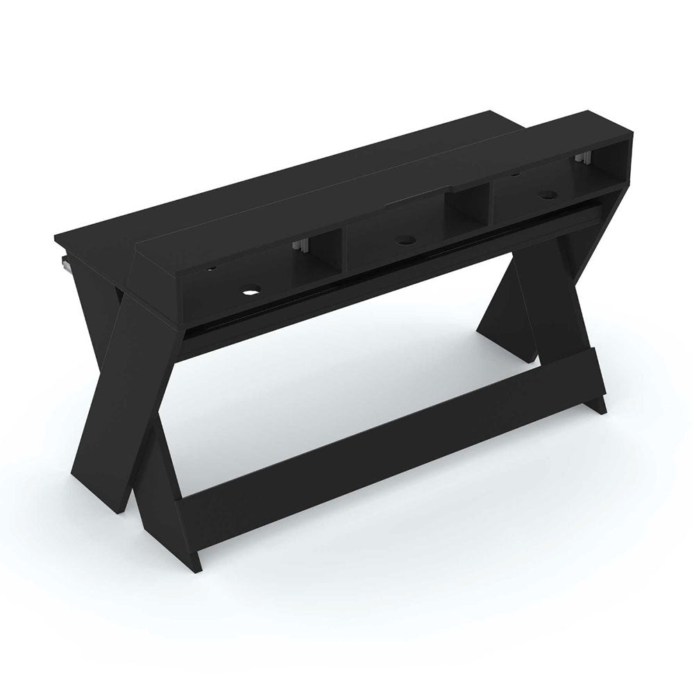 Glorious Sound Desk Pro - Production or Editing Studio Desk (Black)