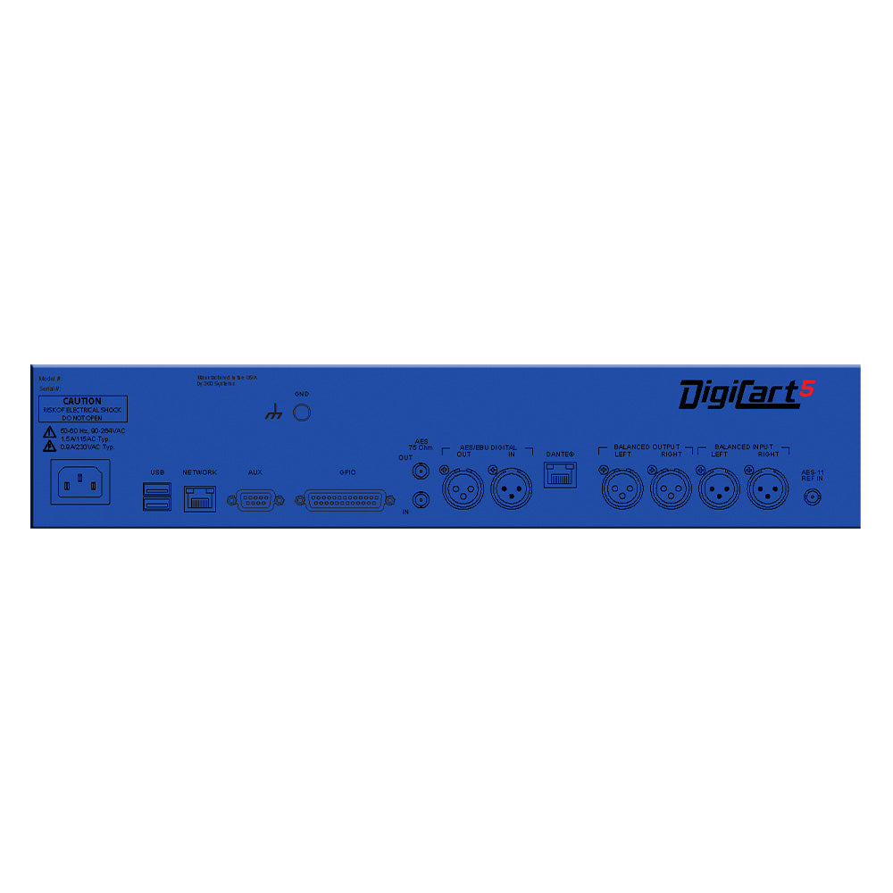 360 Systems DigiCart 5 - Broadcast Digital Audio Recorder and Player