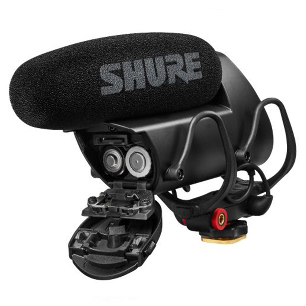 Shure VP83F LensHopper Camera Mount Condenser Microphone with Integrated Flash Recording