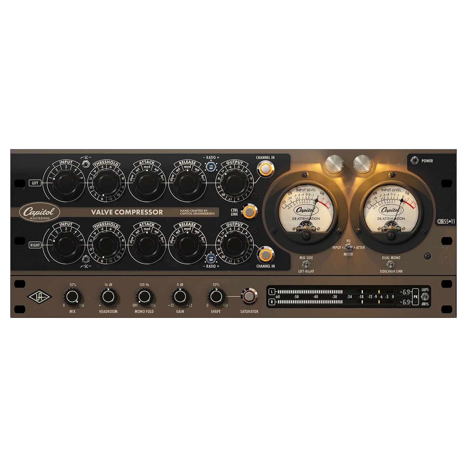 Universal Audio Capitol Mastering Compressor - Bus Dynamics Plugin (VST/AU/AAX / Native)