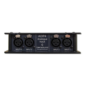 Glensound AoIP4I - 4-Channel Analog Input to Dante/AES67 Interface