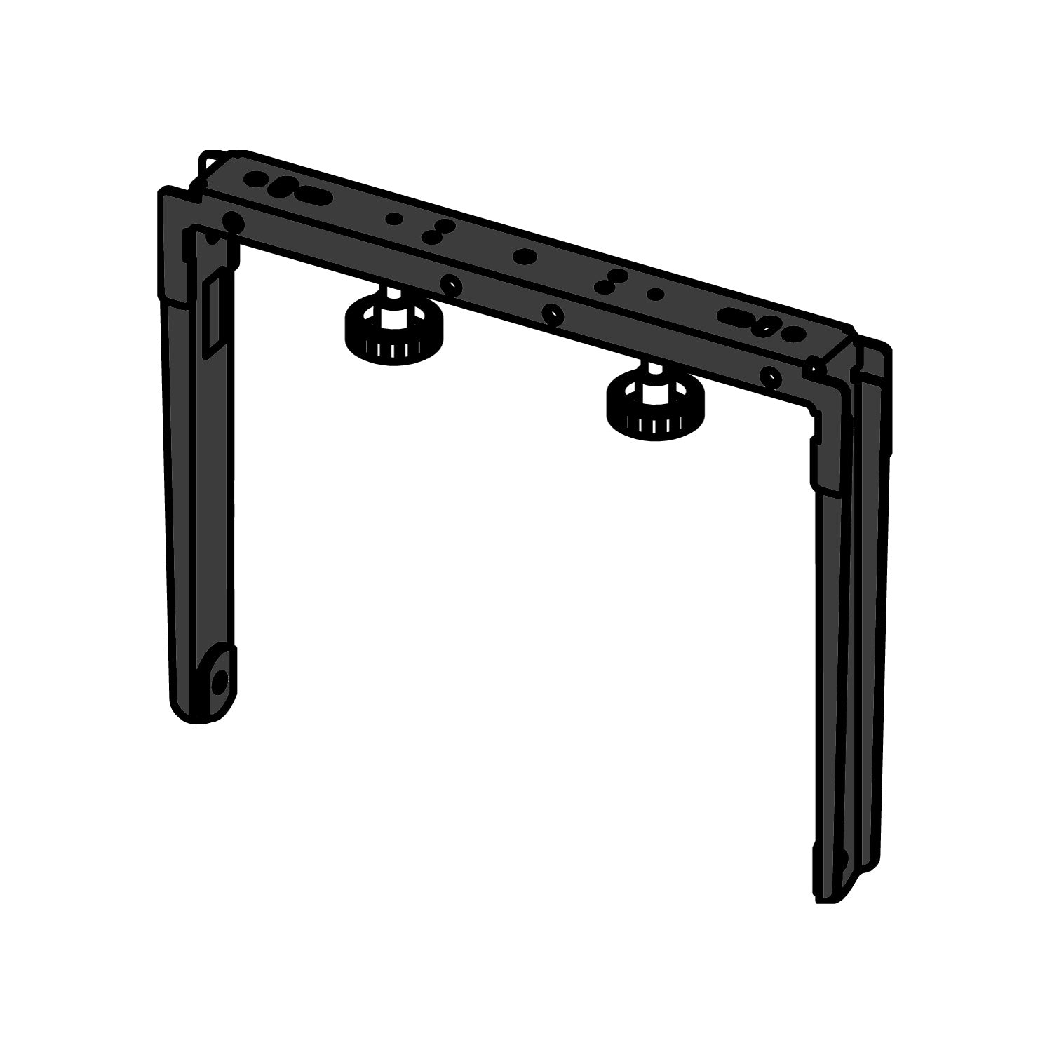 Electro-Voice MFX-UB420-B - U-Bracket for MFX-12MC (Black)