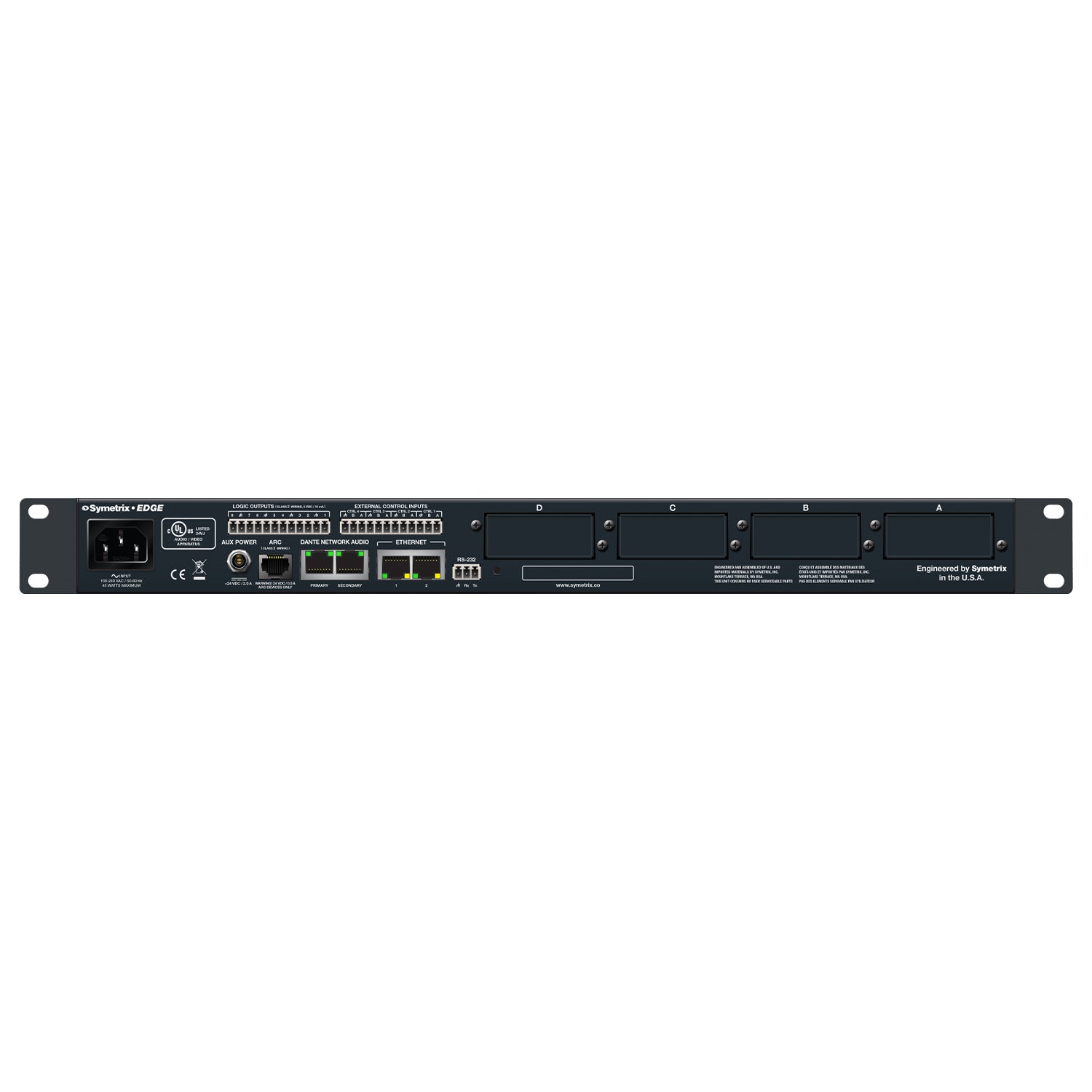 Symetrix Edge - Audio Networking DSP Chassis