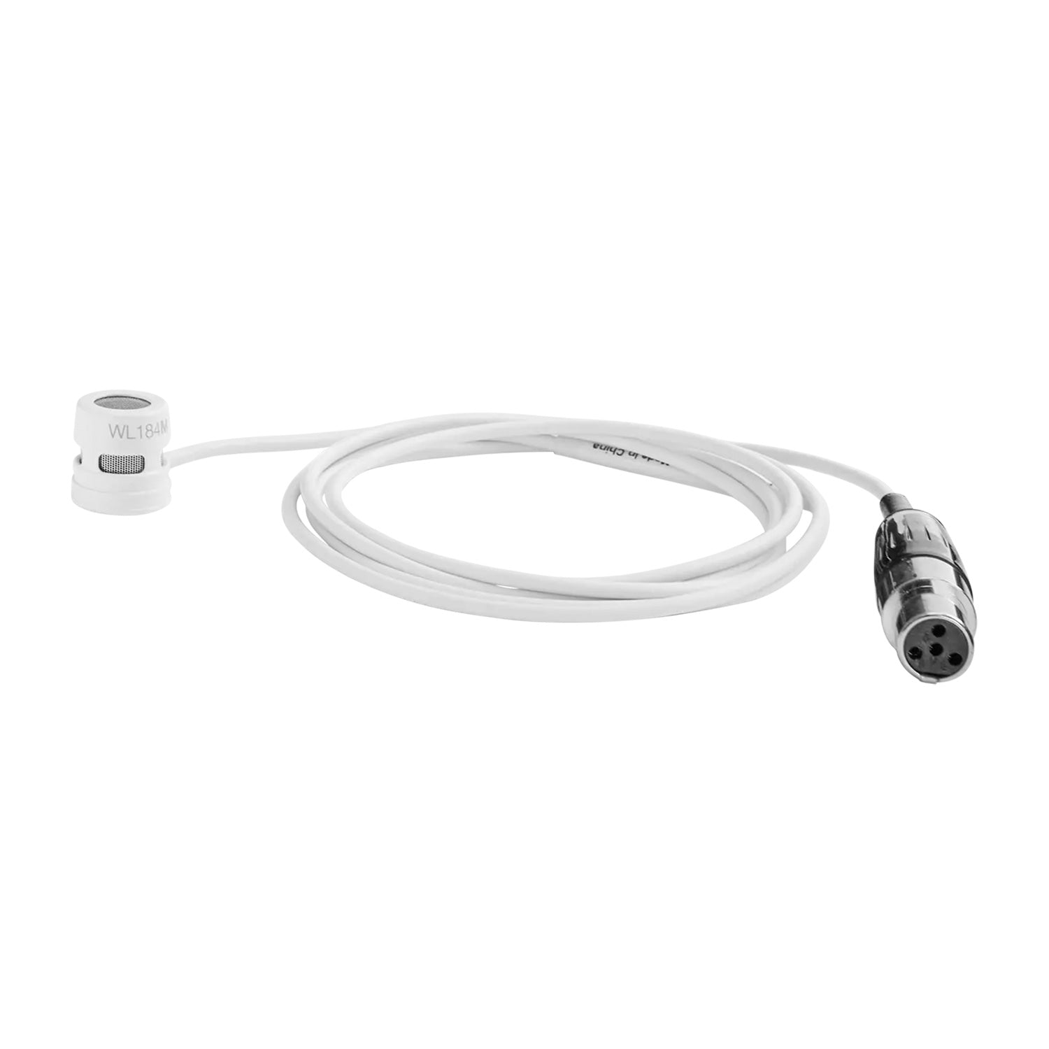 Shure WL184MW/S-TQG - Supercardioid Lavalier Microphone (White / TA4F)