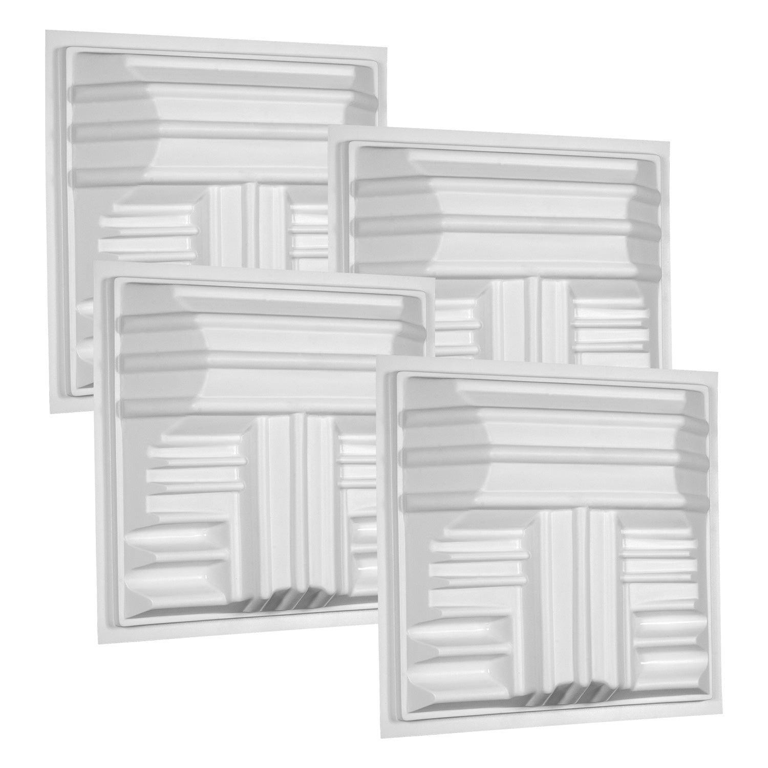 Auralex T'Fusor - 3D Sound Diffusor Panel (4 Pack / White)
