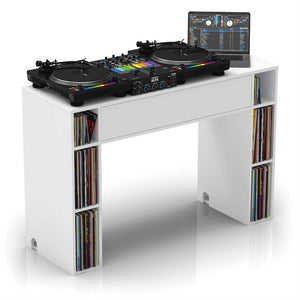 Glorious Modular Mix Station - DJ Console with Storage Options (White)