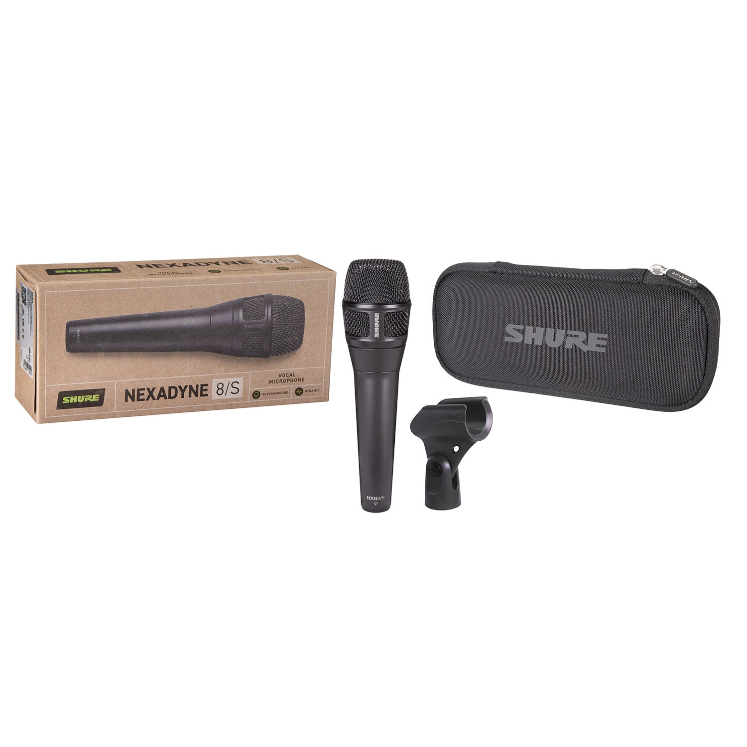 Shure NXN8/S - Nexadyne Supercardioid Handheld Dynamic Microphone (Black)