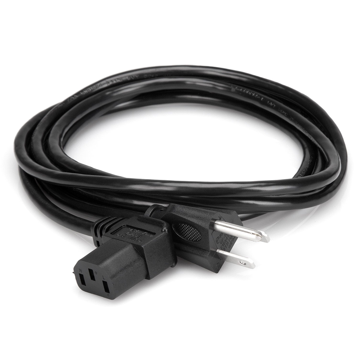 Hosa PWC-143R IEC Power Cord with Right Angle (3 Foot)