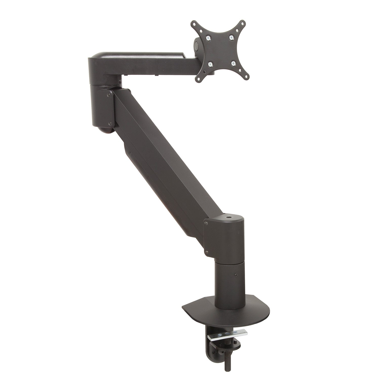 Argosy MONITOR ARM-S4-B Single Monitor Arm 7500-1500-104 Black For Monitor 13.5-44 Lb With Flexmount