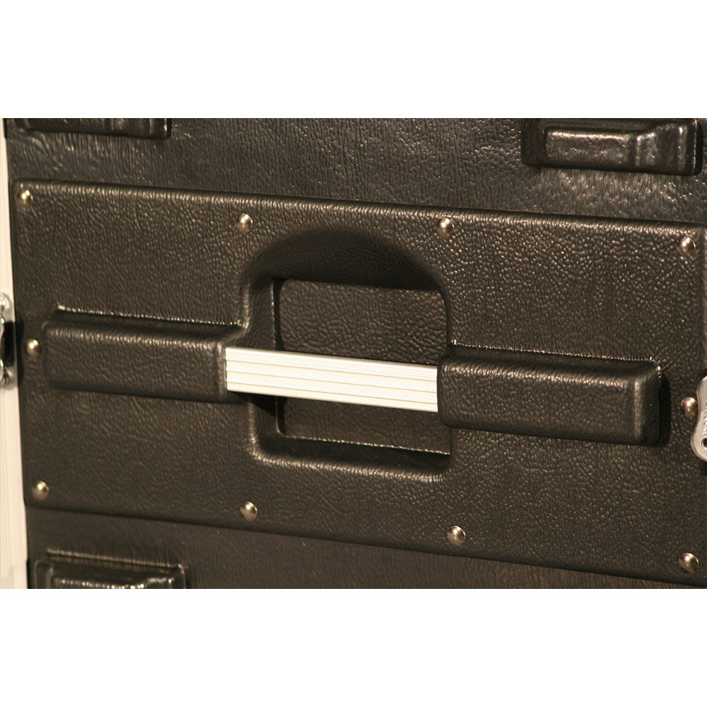 Gator GR-6L Locking ATA 6-Space Deluxe Rack with Front and Rear Rack Rail