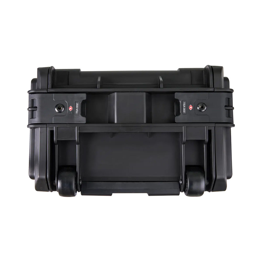 SKB 3i-4U11-W - 4-Space Molded Rack Case with Wheels (Black / ATA Overhead Bin Sized)