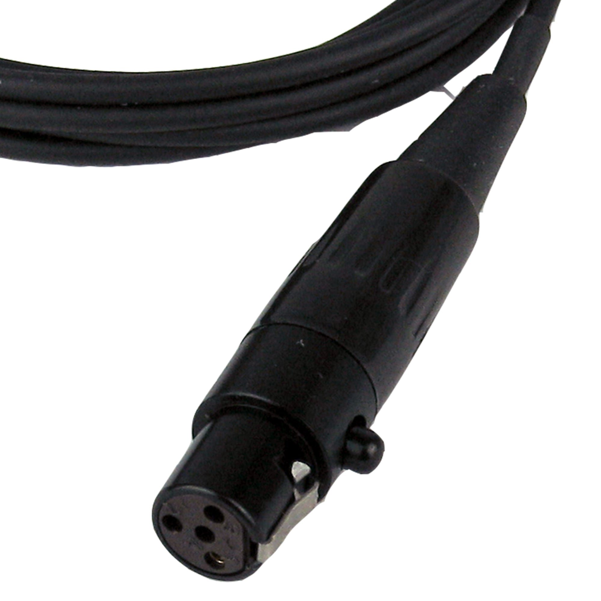 Sennheiser MKE 2-TA4F GOLD Omnidirectional Lavalier Microphone (Black Anthracite / Shure TA4F)