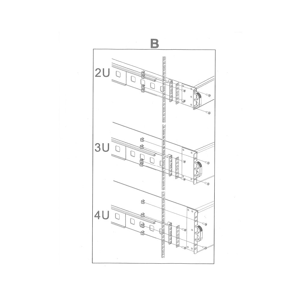 Juice Goose SCV-RAIL - Rack Rail Kit for SCV Series UPS
