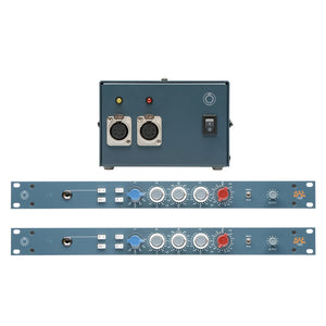 BAE 1023 Rackmount Mic Preamp and Equalizer (Matched Pair with PSU)