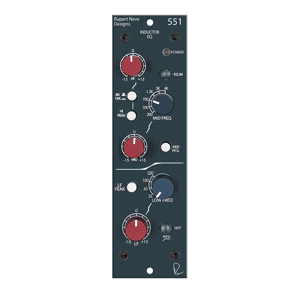 Rupert Neve Designs 551 Inductor EQ 500 Series Module