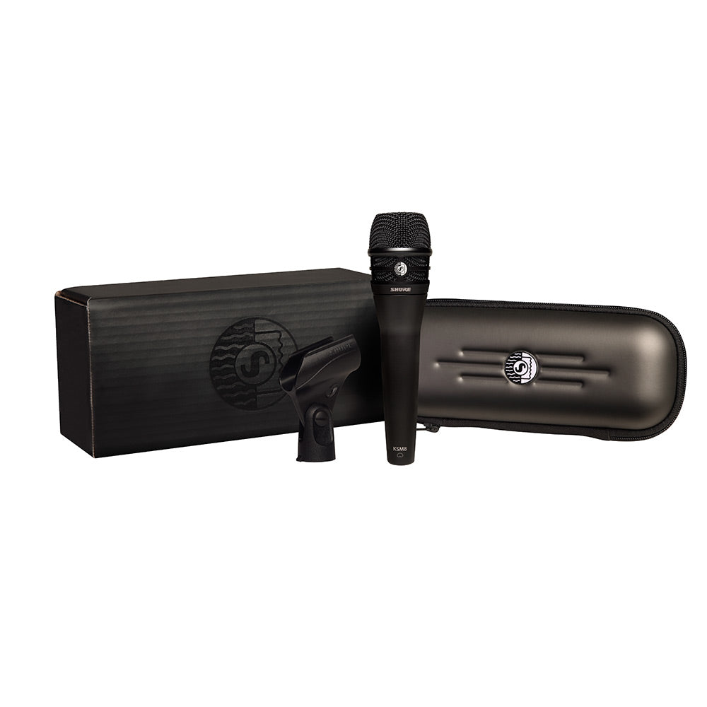 Shure KSM8/B Dualdyne Dynamic Handheld Vocal Microphone (Black)