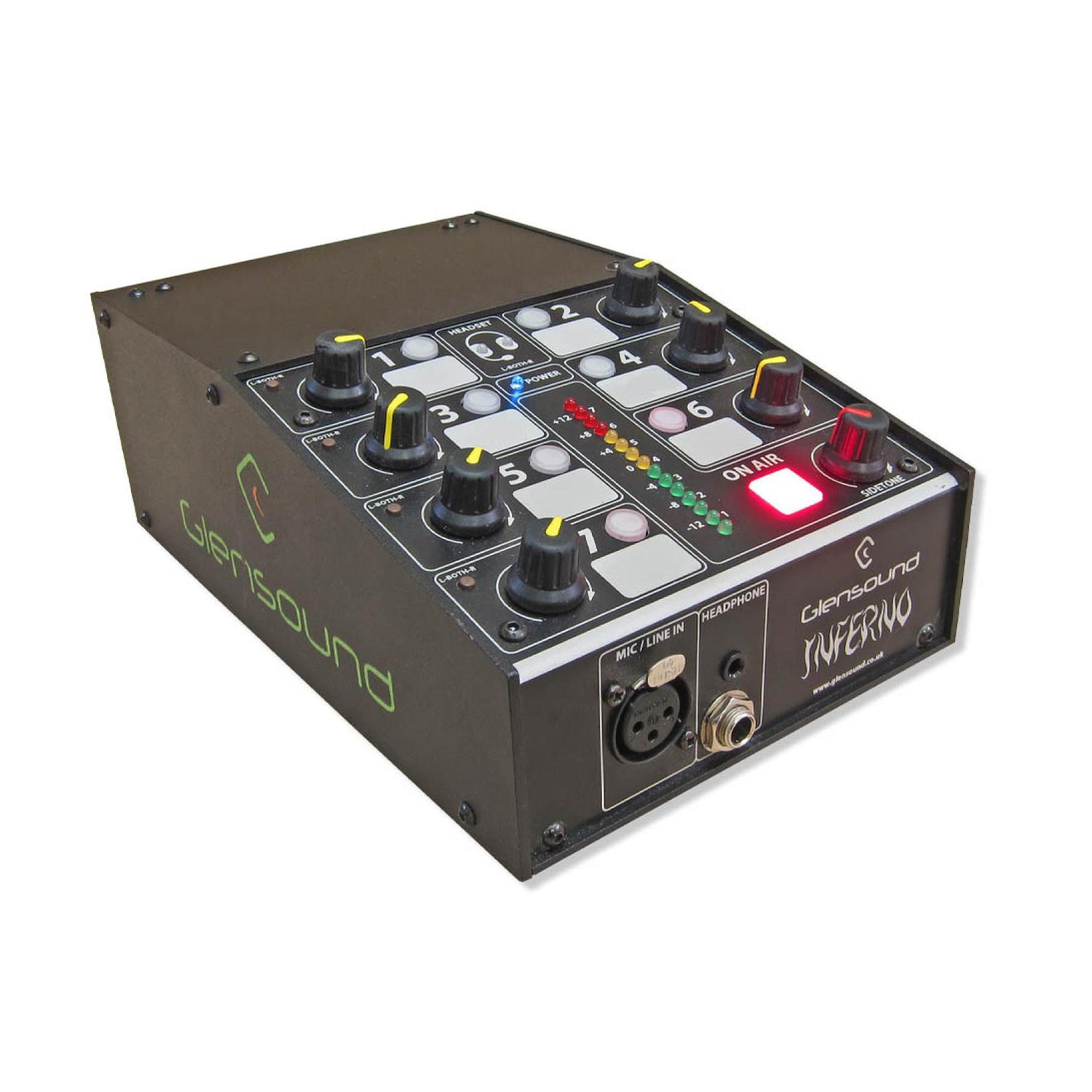Glensound Inferno Plus - Single Commentators Box With Analog Outputs