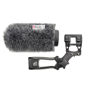 Rycote 74334 12Cm Classic Softie Kit (19/22Mm Mics) With Lyre Mount / Pistol Grip / Cable