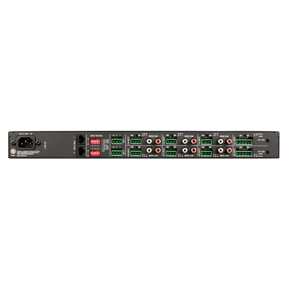 JBL CSM28 8-Input 2-Output 70/100V Installation Mixer