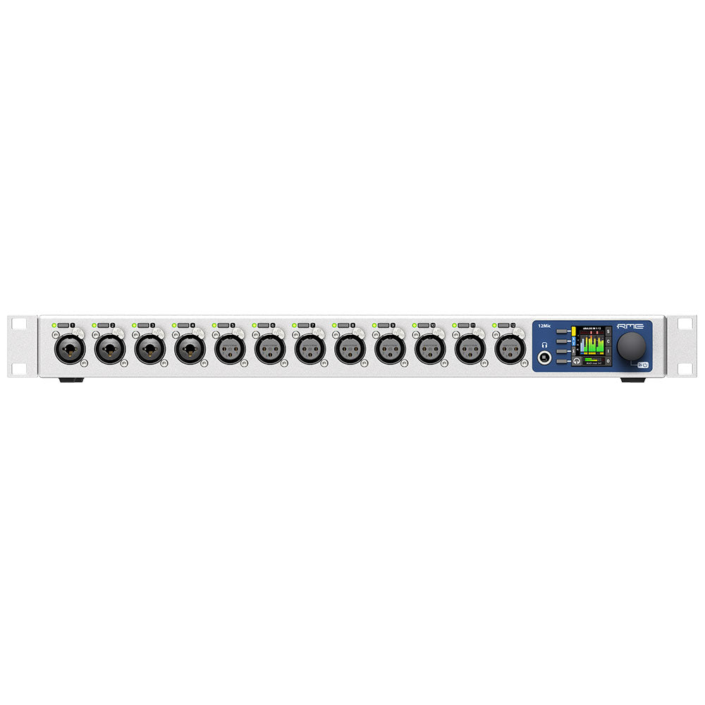 RME 12Mic - 12-Channel Microphone Preamp with AVB and MADI Output