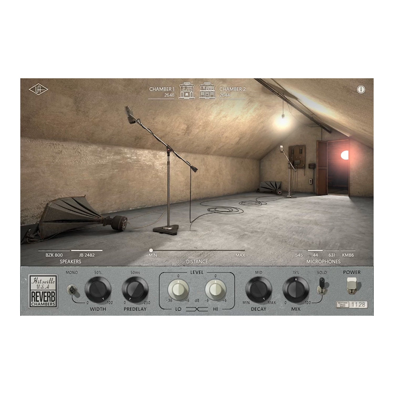 Universal Audio Hitsville Reverb Chambers - Room Reverb Plugin (VST/AU/AAX / UAD or Native)