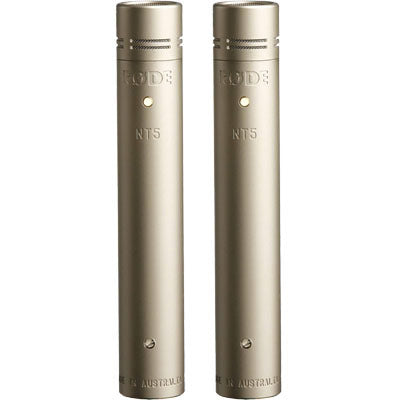 Rode NT5-MP Small Diaphragm Cardioid Condenser Studio Instrument Microphones - Matched Pair