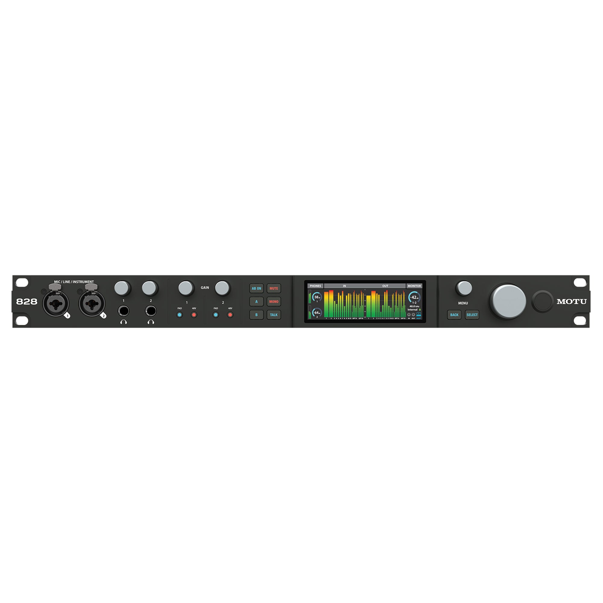 MOTU 828 - 28 x 32 USB3 Audio Interface with DSP and Effects
