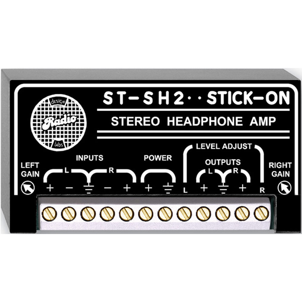 RDL ST-SH2 Stick-On Stereo Headphone Amplifier