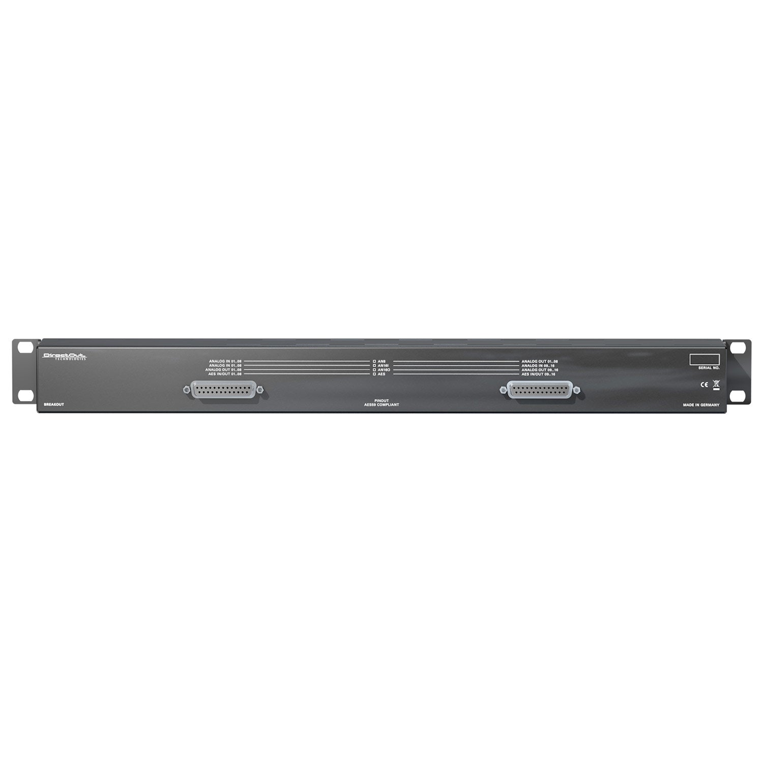 DirectOut BREAKOUT.AN16I - 16-Channel DB25 to XLR Analog Input Breakout Box